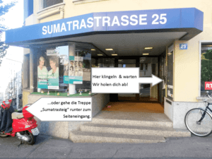 Sumatrastreet 25 entrance street level