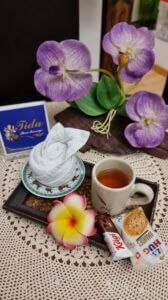 Erfrischungstuch nach der Massage